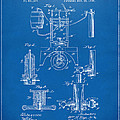 1890 Bottling Machine Patent Artwork Blueprint by Nikki Marie Smith
