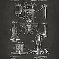 1890 Bottling Machine Patent Artwork Gray by Nikki Marie Smith