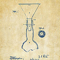 1891 Bottle Neck Patent Artwork Vintage by Nikki Marie Smith