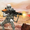 Sand Trooper - Star Wars the Card Game by Ryan Barger