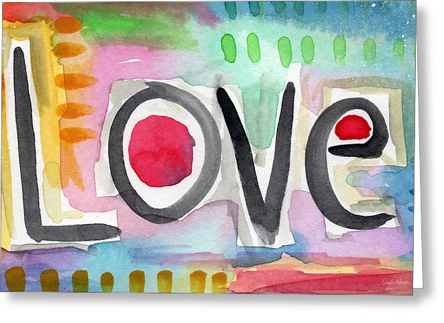 Colorful Love- Painting Greeting Card
