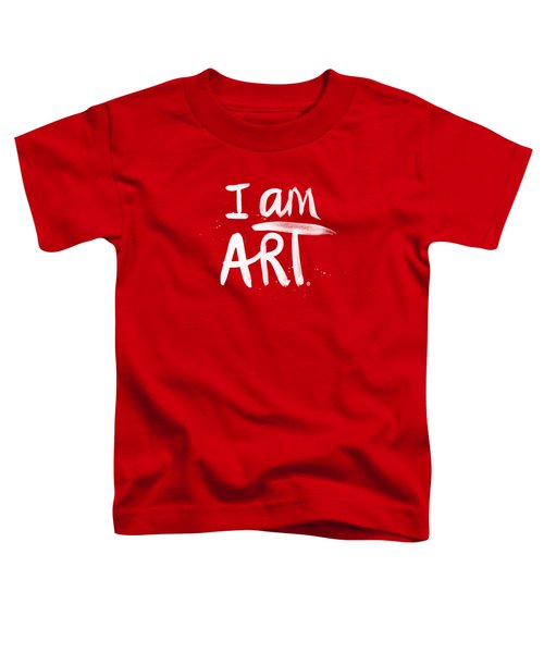 I Am Art- Painted Toddler T-Shirt