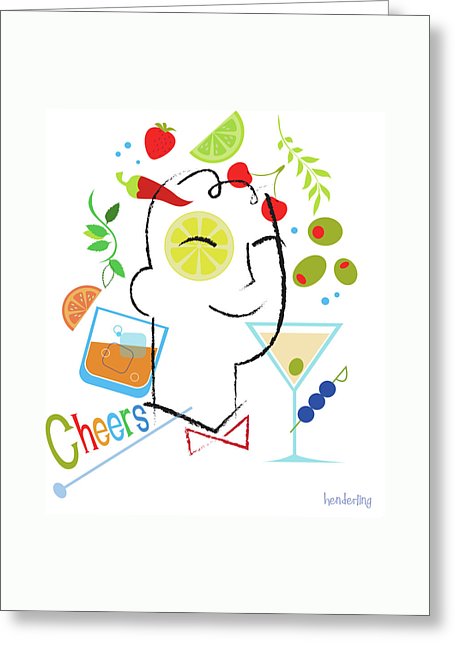 Cocktail Time Greeting Card