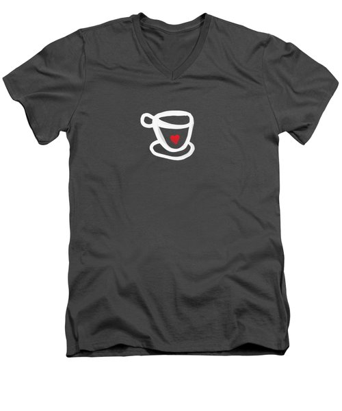 Cup Of Love- Shirt Men's V-Neck T-Shirt