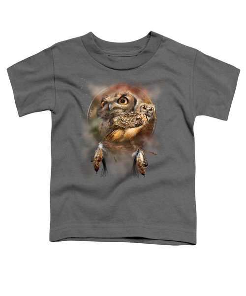 Dream Catcher - Spirit Of The Owl Toddler T-Shirt