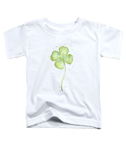Four Leaf Clover Lucky Charm Toddler T-Shirt