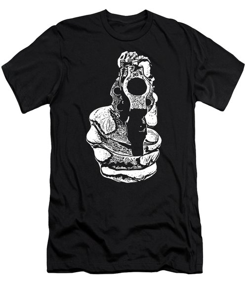 Gunman T-shirt Men's V-Neck T-Shirt