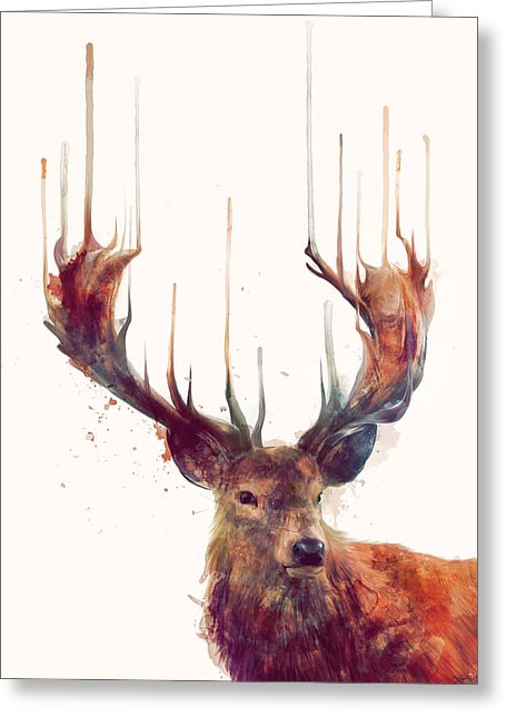 Red Deer Greeting Card