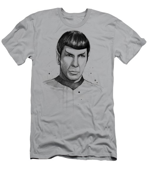Spock Watercolor Portrait Men's V-Neck T-Shirt