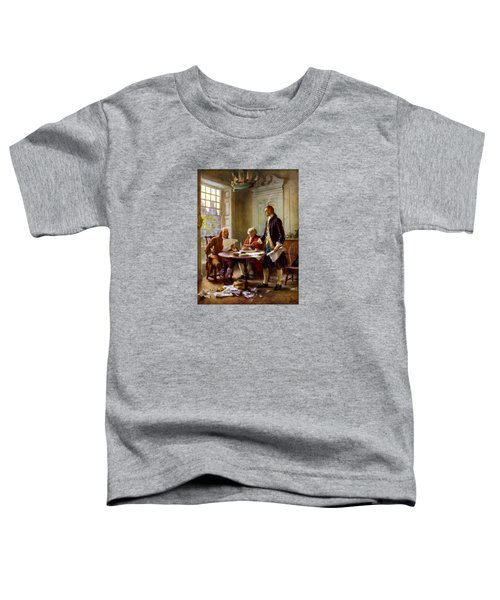 Writing The Declaration Of Independence Toddler T-Shirt