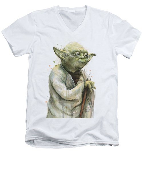 Yoda Portrait Men's V-Neck T-Shirt