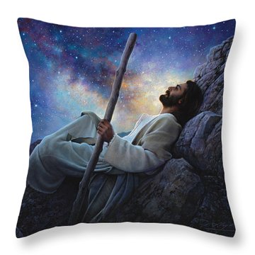 Worlds Without End Throw Pillow