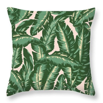 Palm Print Throw Pillow