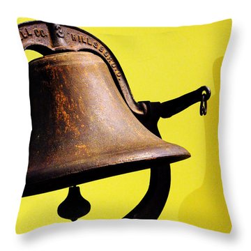 Ship's Bell Throw Pillow