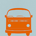 VW Bus Orange by Naxart Studio