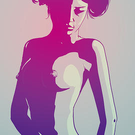 Nude Princess Leia by Giuseppe Cristiano