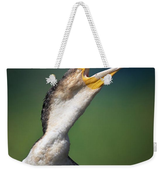 Whitebreasted Cormorant Weekender Tote Bag