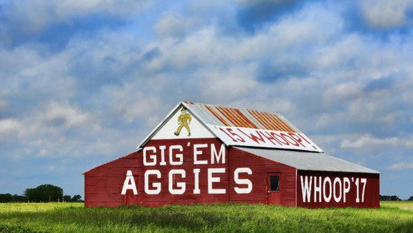 University Wall Art - Photograph - Aggie Nation Barn by Stephen Stookey
