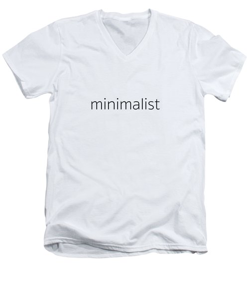 Minimalist Men's V-Neck T-Shirt