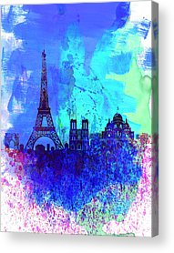 Paris Skyline Acrylic Prints