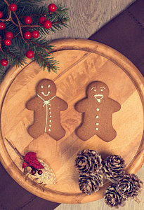 Wall Art - Photograph - Christmas Gingerbread by Amanda Elwell