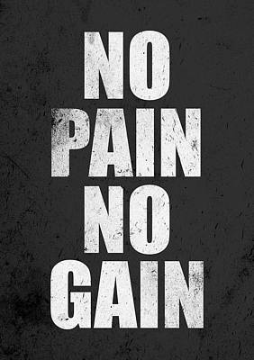 Wall Art - Digital Art - Fitness Motivation Inspirational Print by Lab No 4 - The Quotography Department