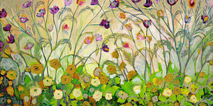 Florals Wall Art - Painting - Mardi Gras by Jennifer Lommers