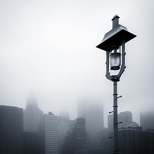 Wall Art - Photograph - Misty City by Dave Bowman