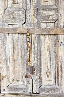 Wall Art - Photograph - Old Wooden Doorway by Tom Gowanlock