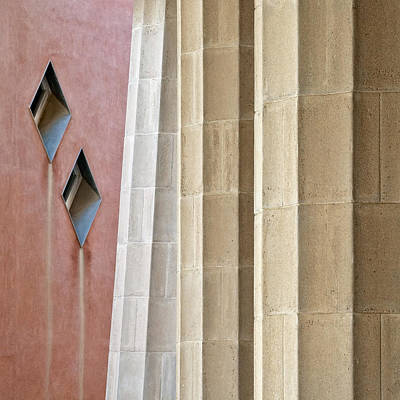Wall Art - Photograph - Park Guell Pillars by Dave Bowman