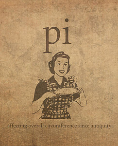 Wall Art - Mixed Media - Pi Affecting Overall Circumference Since Antiquity Humor Poster by Design Turnpike