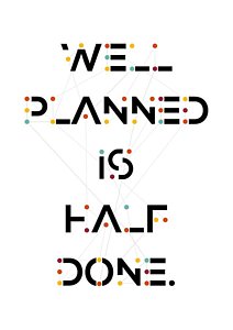 Wall Art - Digital Art - Planned Done Inspire Quotes Poster by Lab No 4 - The Quotography Department