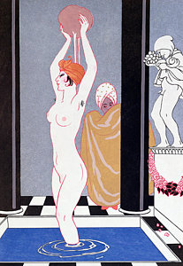 Wall Art - Painting - The Basin by Georges Barbier