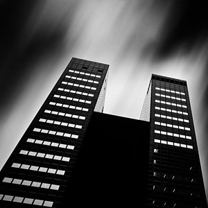 Wall Art - Photograph - Twin Towers by Dave Bowman