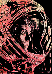 Wall Art - Drawing - Alien Sigourney Weaver by Giuseppe Cristiano