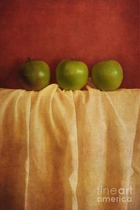 Wall Art - Photograph - Trois Pommes by Priska Wettstein
