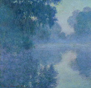 Impressionism Wall Art - Painting - Branch Of The Seine Near Giverny by Claude Monet