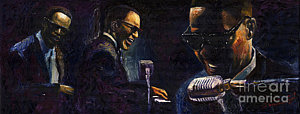 Wall Art - Painting - Jazz Ray Charles by Yuriy Shevchuk