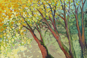 Impressionism Wall Art - Painting - An Afternoon At The Park by Jennifer Lommers