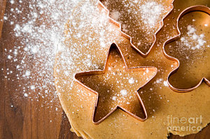 Wall Art - Photograph - Baking Christmas Cookies by Kati Finell