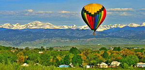 Wall Art - Photograph - Ballooning Over The Rockies by Scott Mahon