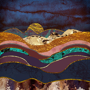 Landscapes Wall Art - Digital Art - Color Fields by Katherine Smit