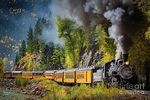 Wall Art - Photograph - Durango-silverton Narrow Gauge Railroad by Inge Johnsson