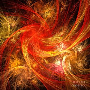 Wall Art - Painting - Firestorm by Oni H