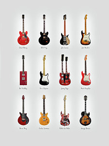 Wall Art - Photograph - Guitar Icons No1 by Mark Rogan