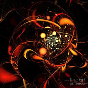 Wall Art - Painting - Heartbeat by Oni H