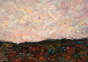 Impressionism Wall Art - Painting - Land And Sky by James W Johnson