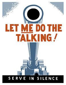 Wall Art - Painting - Let Me Do The Talking by War Is Hell Store
