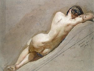 Wall Art - Painting - Life Study Of The Female Figure by William Edward Frost