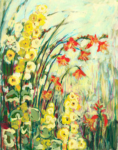 Florals Wall Art - Painting - My Secret Garden by Jennifer Lommers